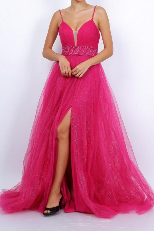 Robes de soirée Femme Lilas Pink Boom FH149 Efashion Paris