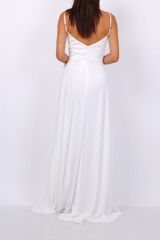 Robes de soirée Femme Blanc Pink Boom YC98083 Efashion Paris