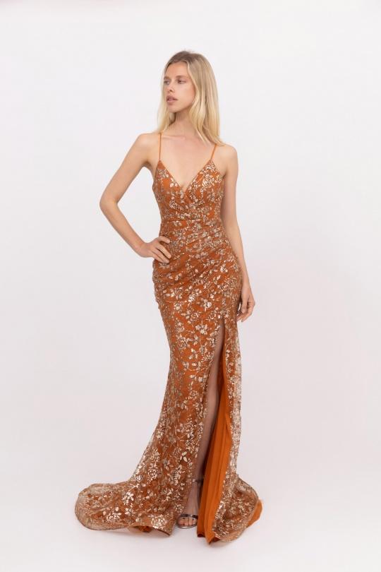 Robes de soirée Femme Bleu royal Pink Boom F8055 Efashion Paris