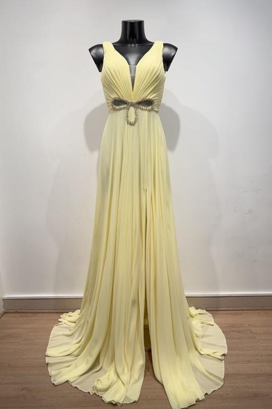 Robes de soirée Femme Kaki Pink Boom F8068 Efashion Paris