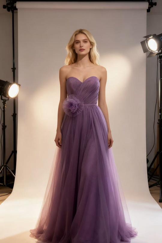 Robes de soirée Femme Bleu jean Pink Boom F86013 Efashion Paris