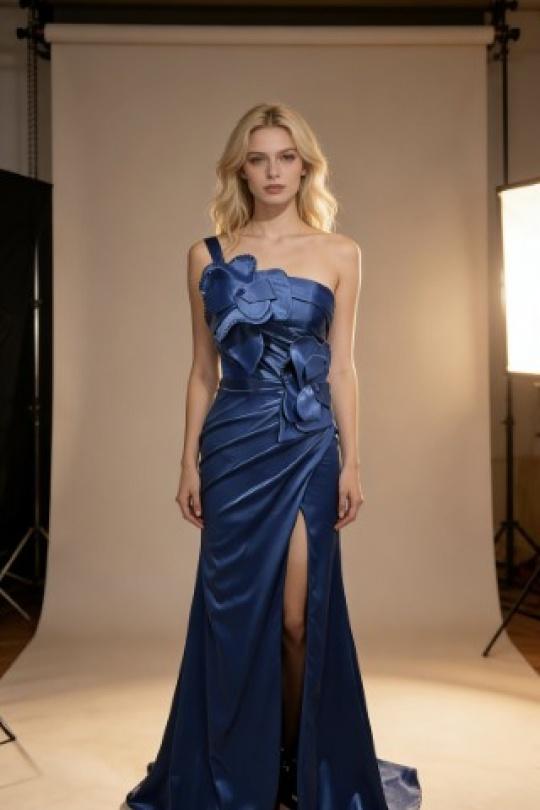 Robes de soirée Femme Vert canard Pink Boom F86011 Efashion Paris