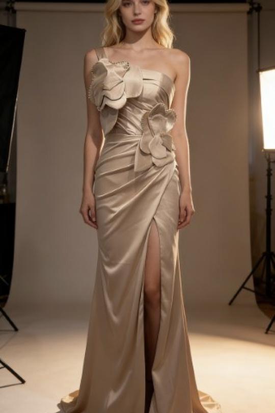 Robes de soirée Femme Vert canard Pink Boom F86011 Efashion Paris