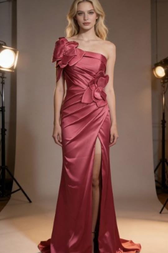 Robes de soirée Femme Vert canard Pink Boom F86011 Efashion Paris