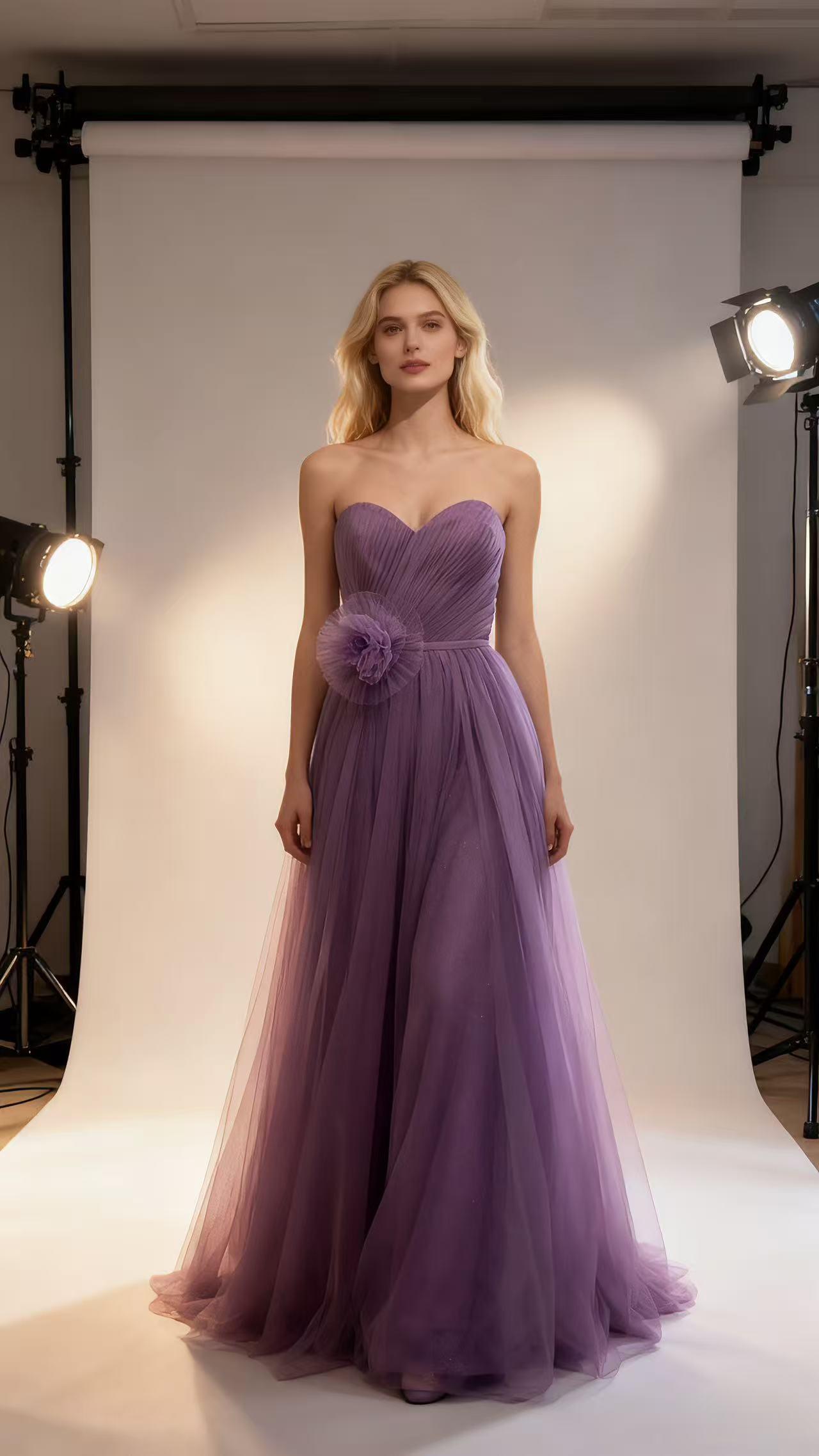 Robes de soirée Femme Bleu jean Pink Boom F86013 #c Efashion Paris