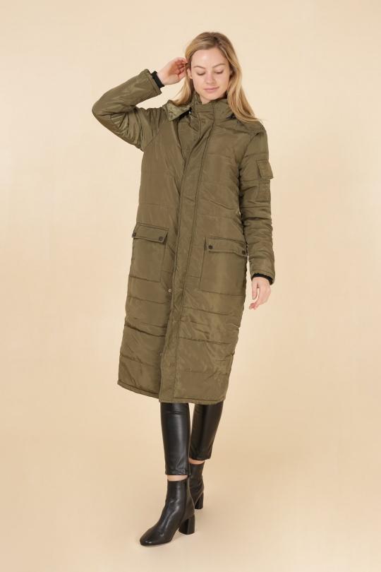 Doudounes Femme Kaki MACMAX A1802 Efashion Paris