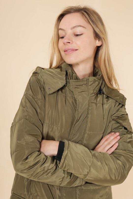Doudounes Femme Kaki MACMAX A1802 Efashion Paris