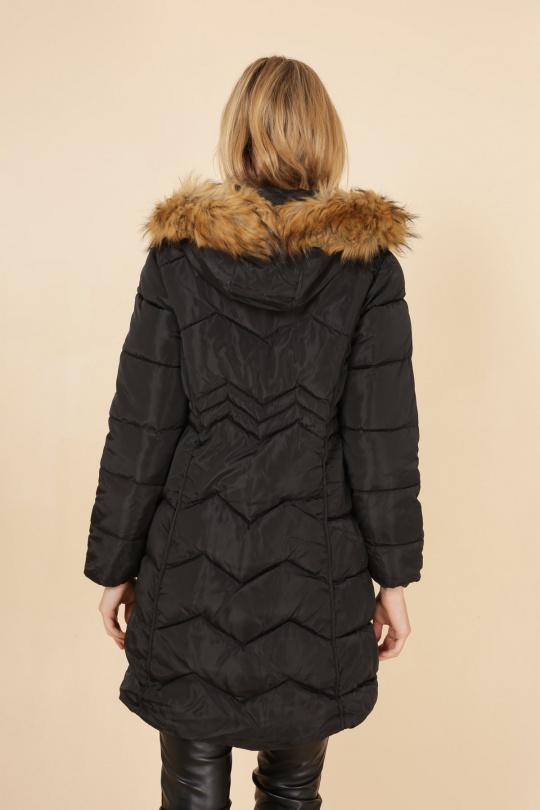 Doudounes Femme Noir MACMAX A2155 Efashion Paris