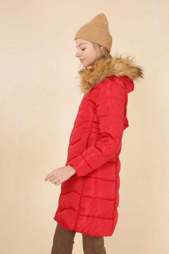 Doudounes Femme Rouge MACMAX A2155 Efashion Paris