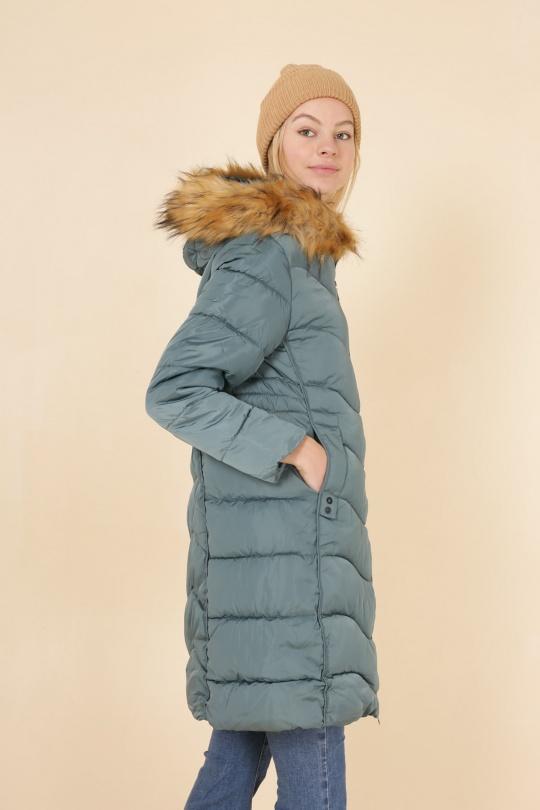 Doudounes Femme Vert MACMAX A2155 Efashion Paris