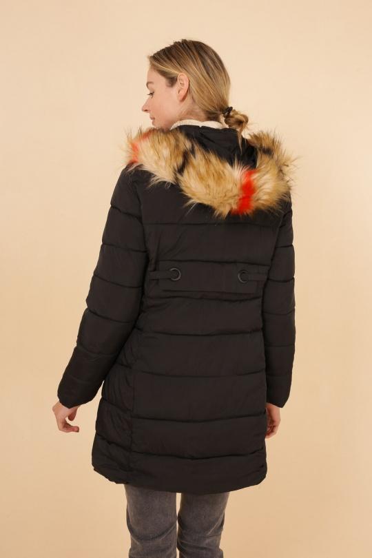Doudounes Femme Noir MACMAX B912 Efashion Paris