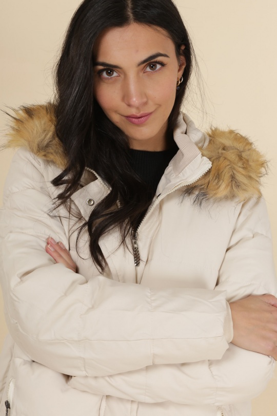 Doudounes Femme Beige MACMAX C2667 Efashion Paris