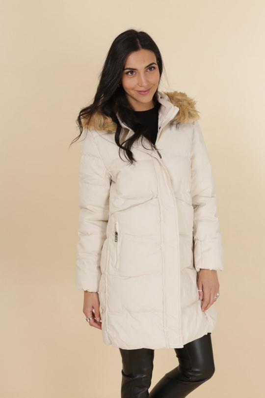 Doudounes Femme Beige MACMAX C2667 Efashion Paris