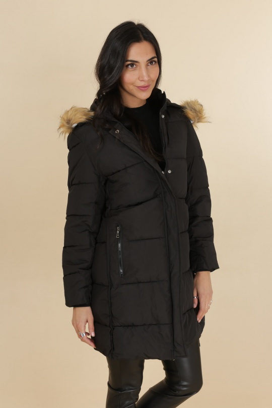 Doudounes Femme Noir MACMAX C2667 Efashion Paris