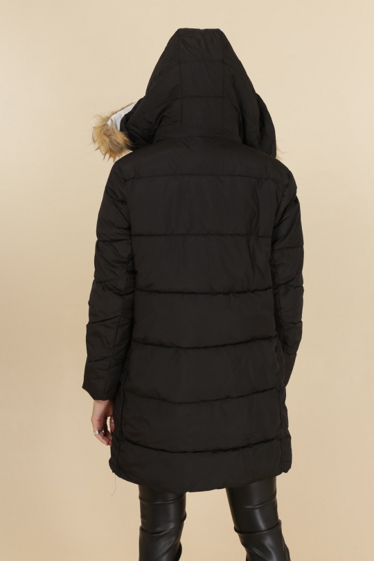Doudounes Femme Noir MACMAX C2667 Efashion Paris