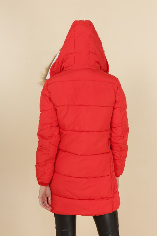 Doudounes Femme Rouge MACMAX C2667 Efashion Paris