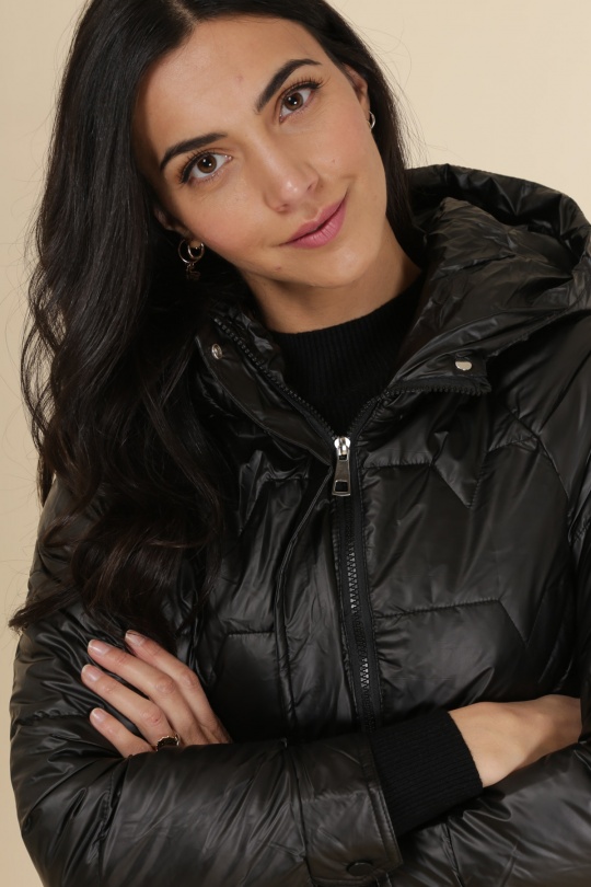 Doudounes Femme Noir MACMAX C6635 Efashion Paris