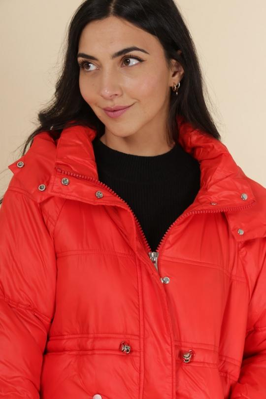 Doudounes Femme Rouge MACMAX C6633 Efashion Paris