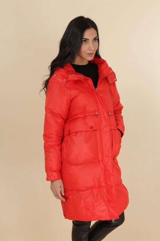 Doudounes Femme Rouge MACMAX C6633 Efashion Paris