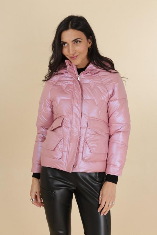 Doudounes Femme Rose MACMAX C6635 Efashion Paris