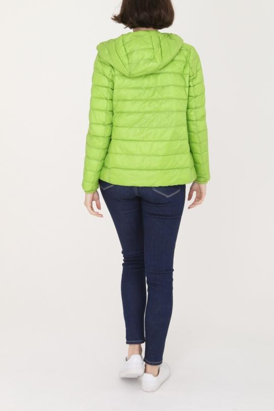 Doudounes Femme Vert fluo MACMAX 15008 Efashion Paris