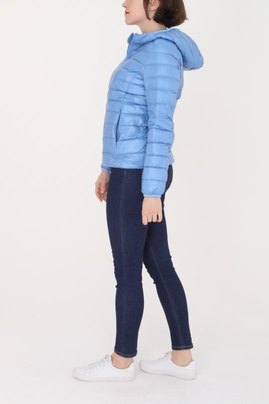Doudounes Femme Bleu ciel MACMAX 15008 Efashion Paris