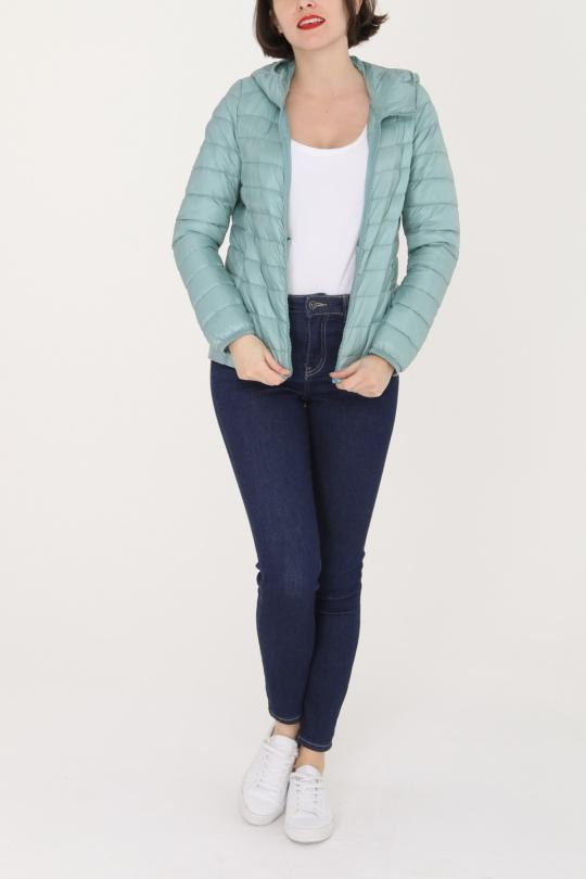 Doudounes Femme Vert d eau MACMAX 15008 Efashion Paris