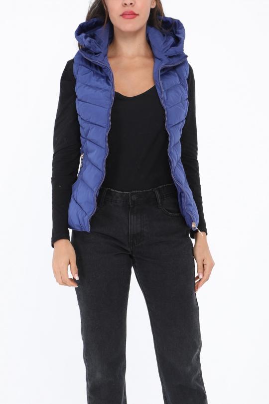 Doudounes Femme Bleu royal MACMAX C001 Efashion Paris