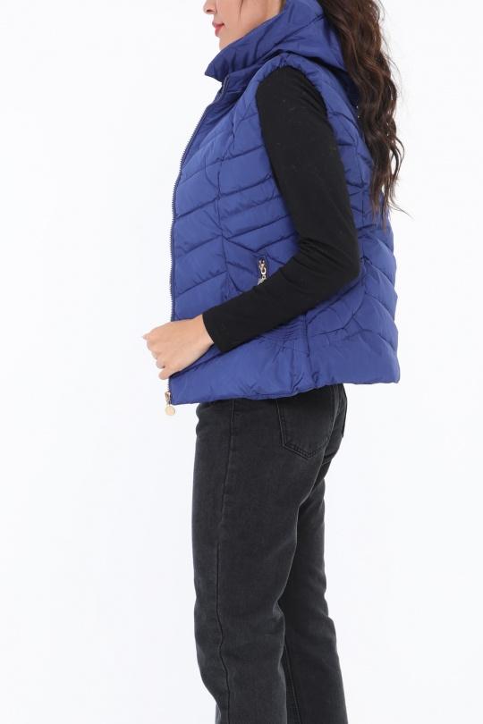 Doudounes Femme Bleu royal MACMAX C001 Efashion Paris