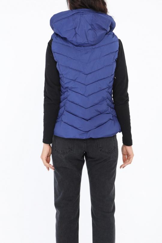 Doudounes Femme Bleu royal MACMAX C001 Efashion Paris