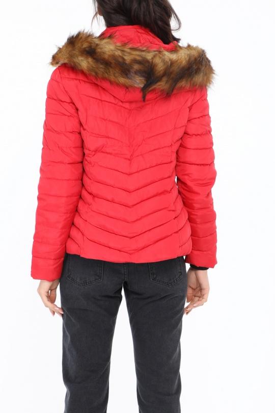 Doudounes Femme Rouge MACMAX A001 Efashion Paris