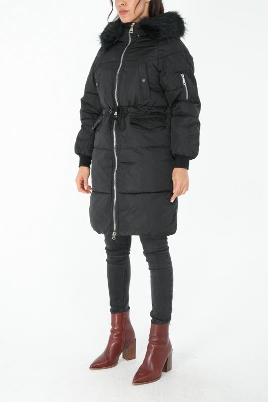 Doudounes Femme Noir MACMAX B005 Efashion Paris