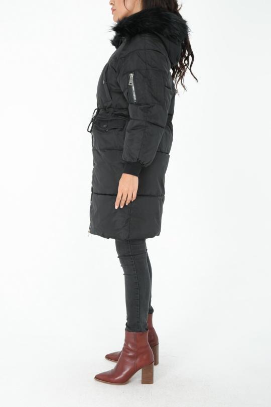 Doudounes Femme Noir MACMAX B005 Efashion Paris