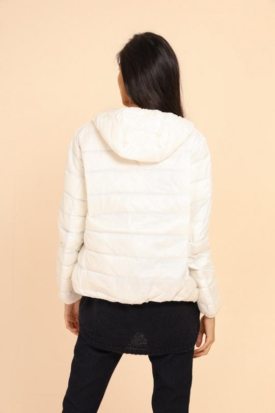 Doudounes Femme Blanc MACMAX B-115008 Efashion Paris