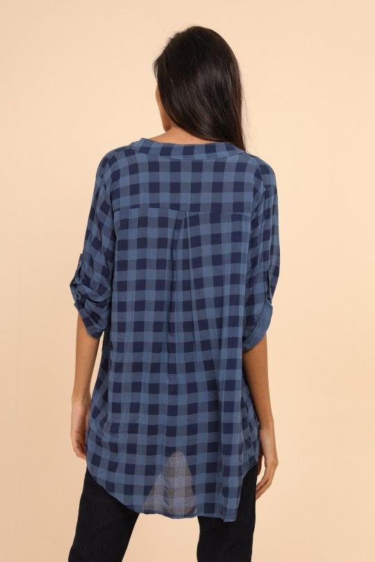 Blusones Mujer Blue MACMAX B-450047 Efashion Paris