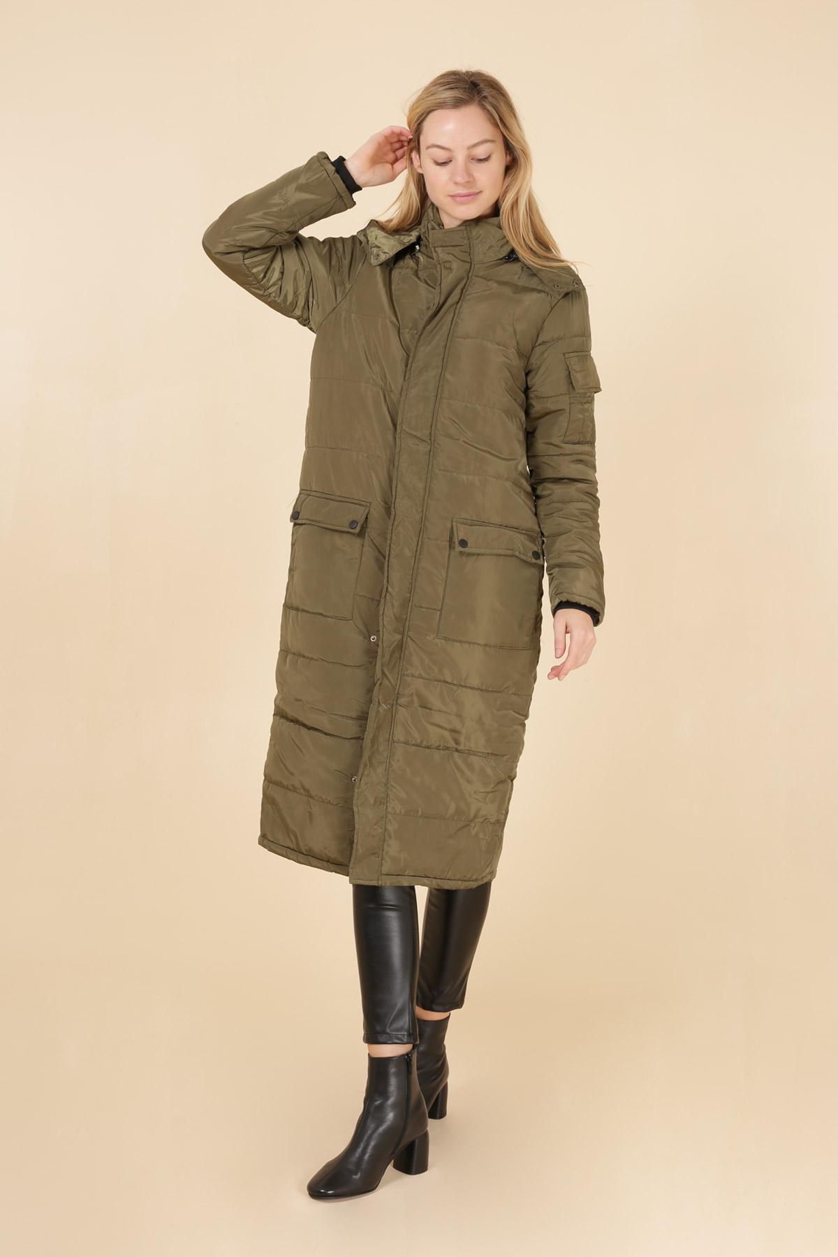 Doudounes Femme Kaki MACMAX A1802 #c Efashion Paris