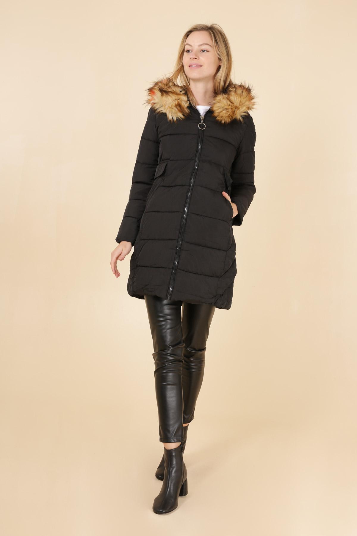 Doudounes Femme Noir MACMAX A1903 #c Efashion Paris