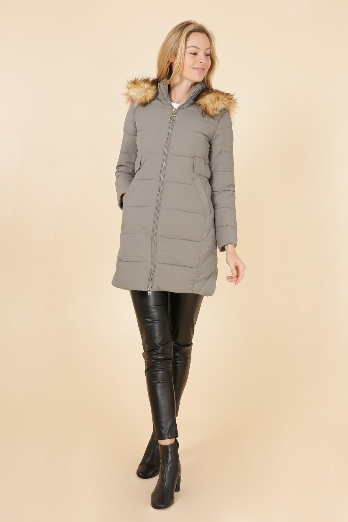 Doudounes Femme Gris MACMAX A1903 #c Efashion Paris