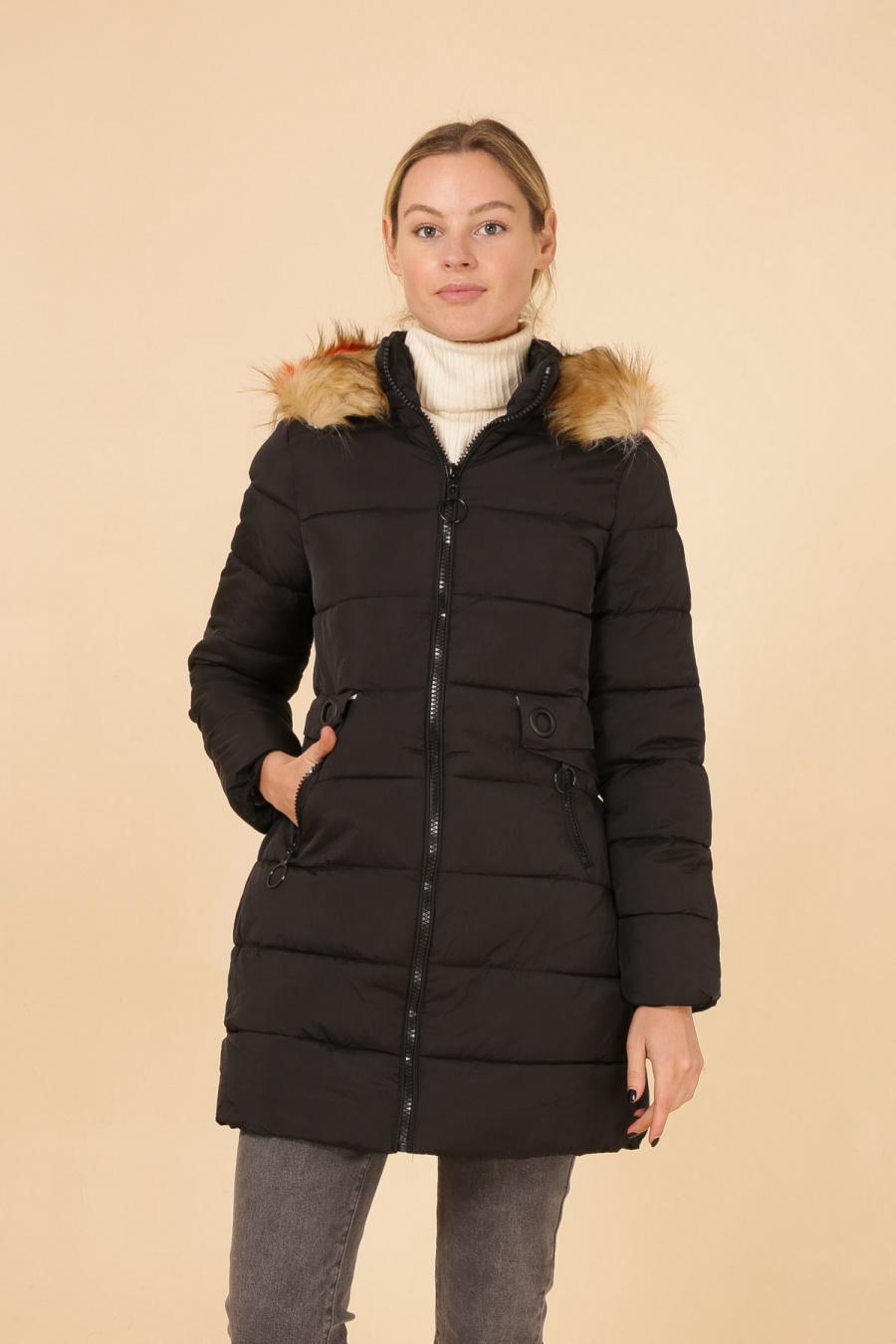 Doudounes Femme Noir MACMAX B912 #c Efashion Paris