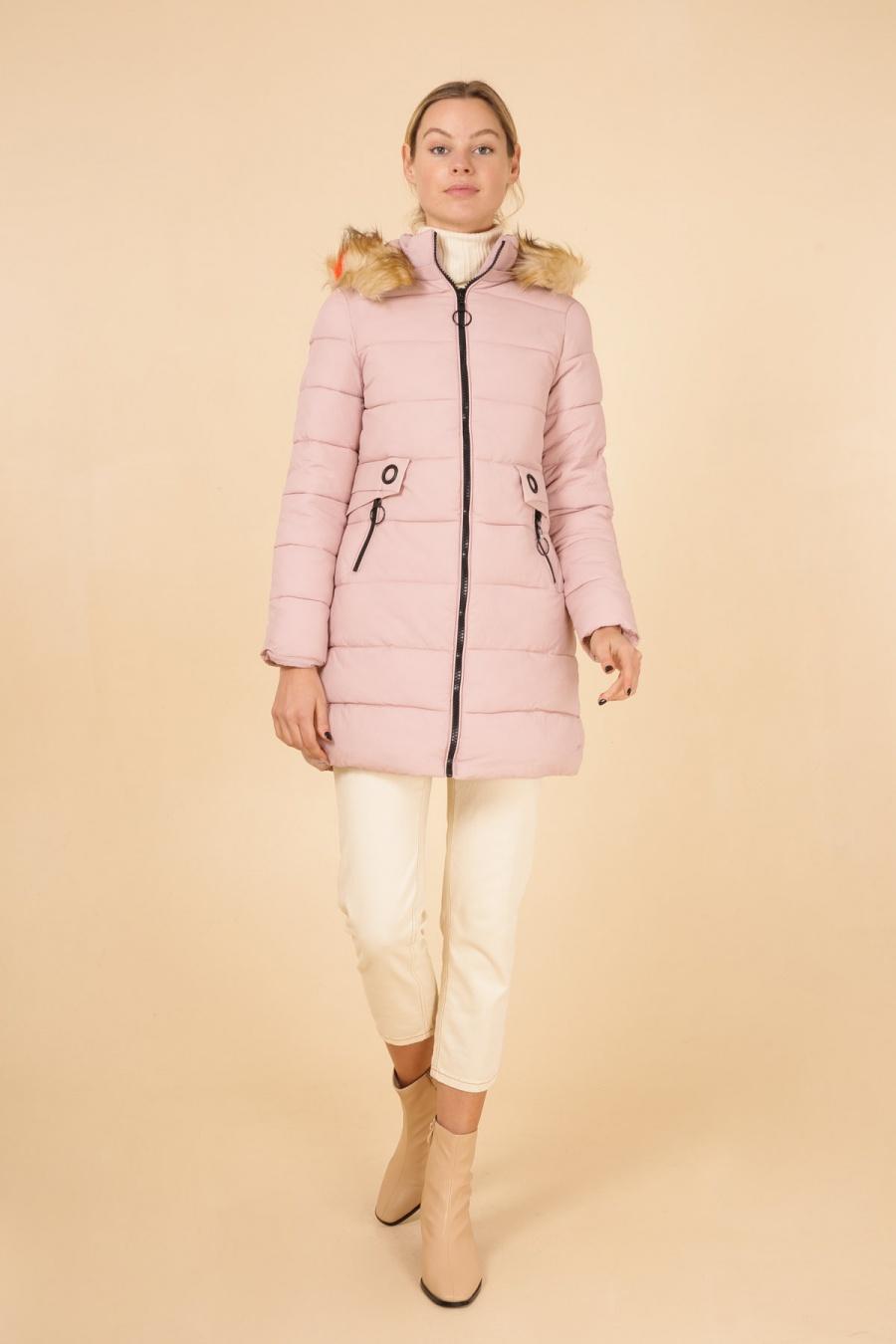 Doudounes Femme Rose MACMAX B912 #c Efashion Paris