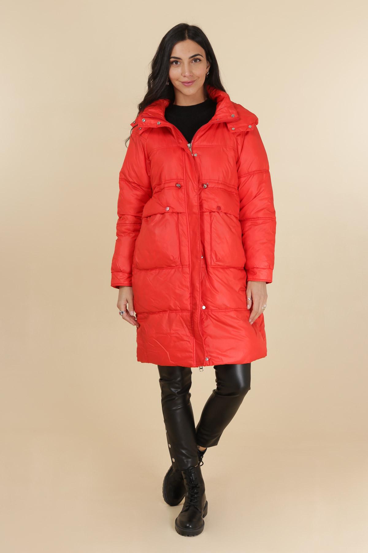 Doudounes Femme Rouge MACMAX C6633 #c Efashion Paris