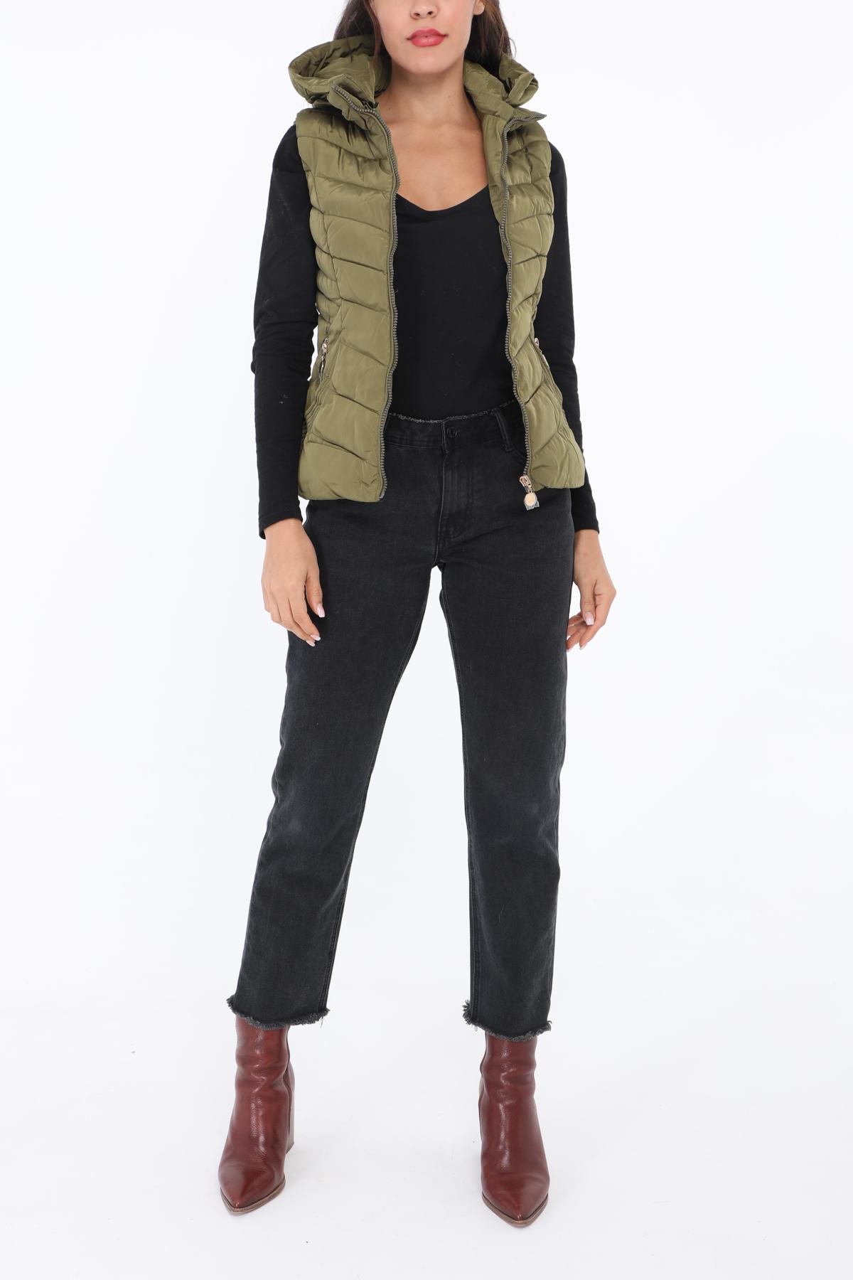 Doudounes Femme Kaki MACMAX C001 #c Efashion Paris