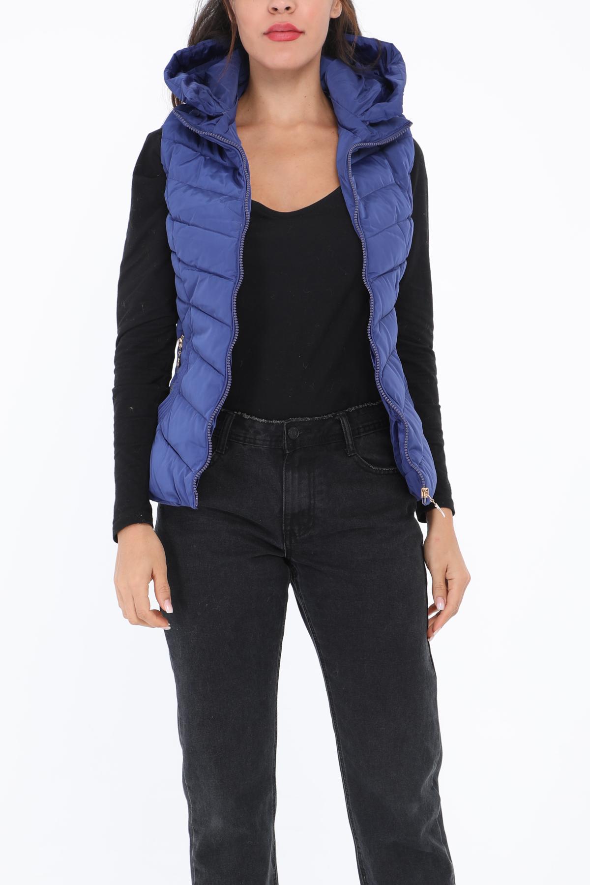 Doudounes Femme Bleu royal MACMAX C001 #c Efashion Paris