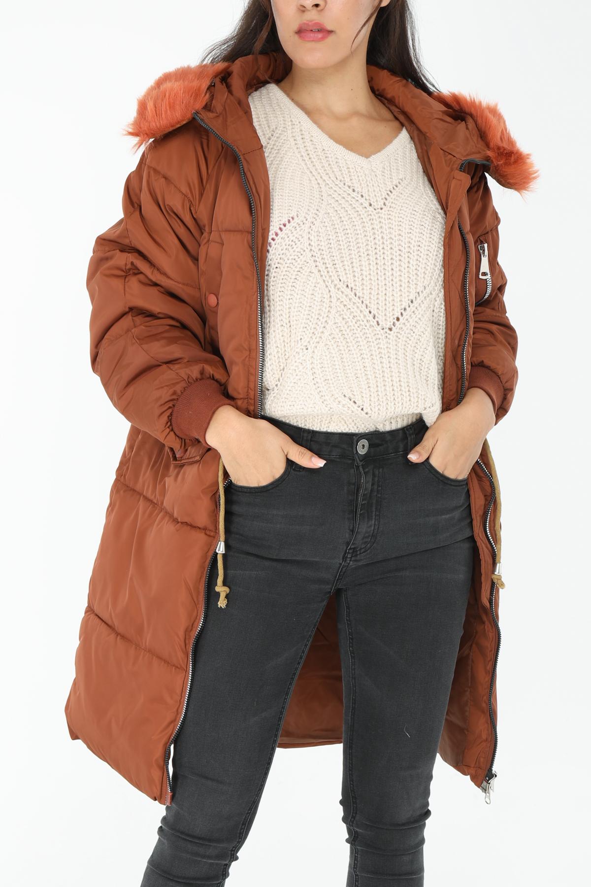 Doudounes Femme Camel MACMAX B005 #c Efashion Paris