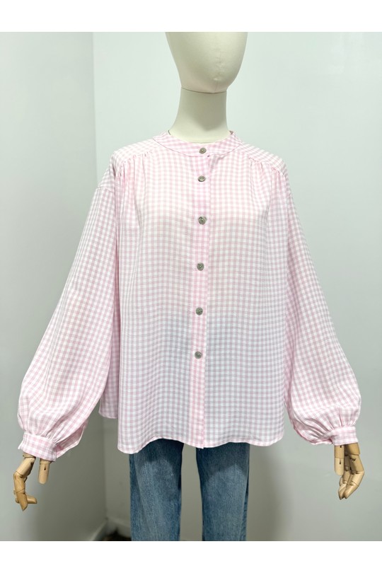 Chemises Femme Rose Maëlys 2850 VICHY Efashion Paris