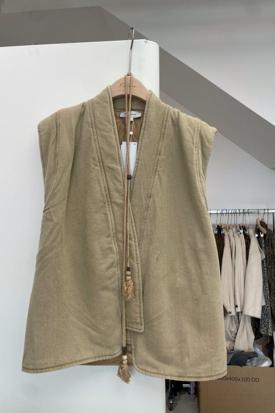 Vestes  Femme Beige Misskoo J0523 Efashion Paris