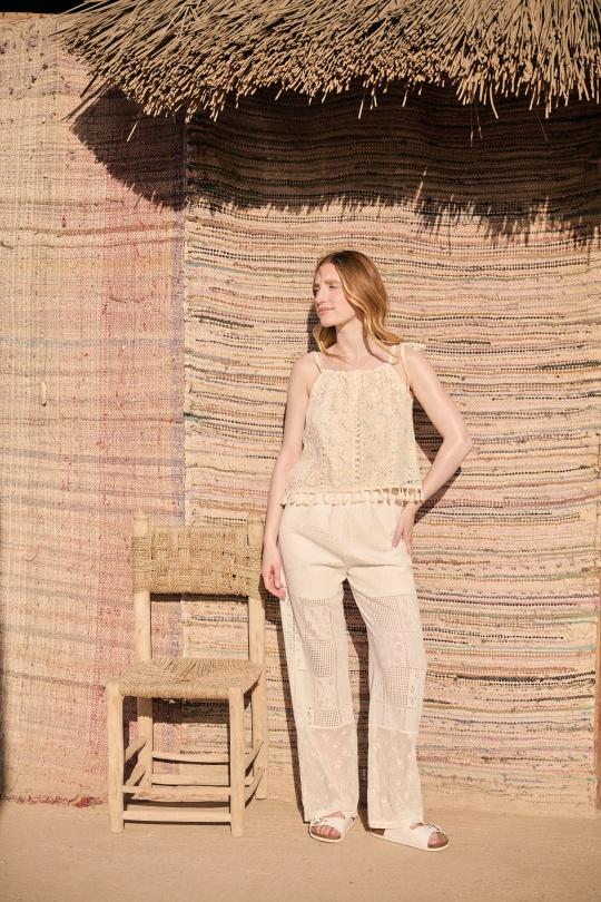 Tops Femme Jaune Misskoo 1817A Efashion Paris