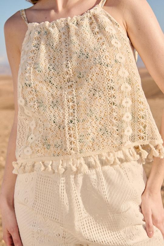 Tops Femme Jaune Misskoo 1817A Efashion Paris