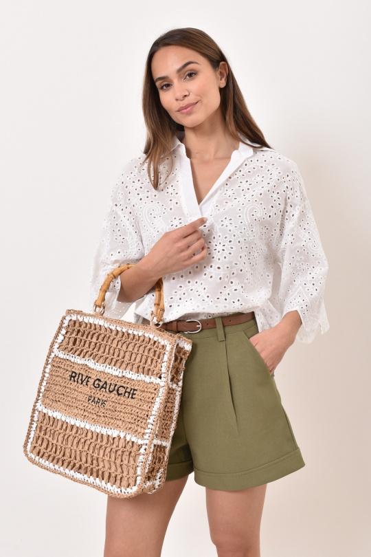 Blouses Femme Blanc Misskoo A3313 Efashion Paris