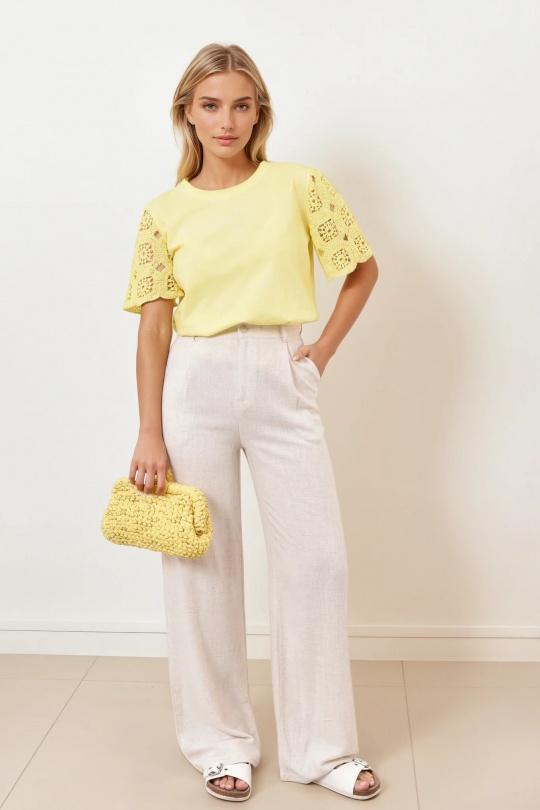 Camisetas Mujer Yellow Misskoo M436 Efashion Paris